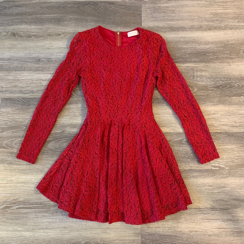 Red Lace S Altar’d State Dress